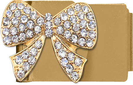 Gold Bling Bow